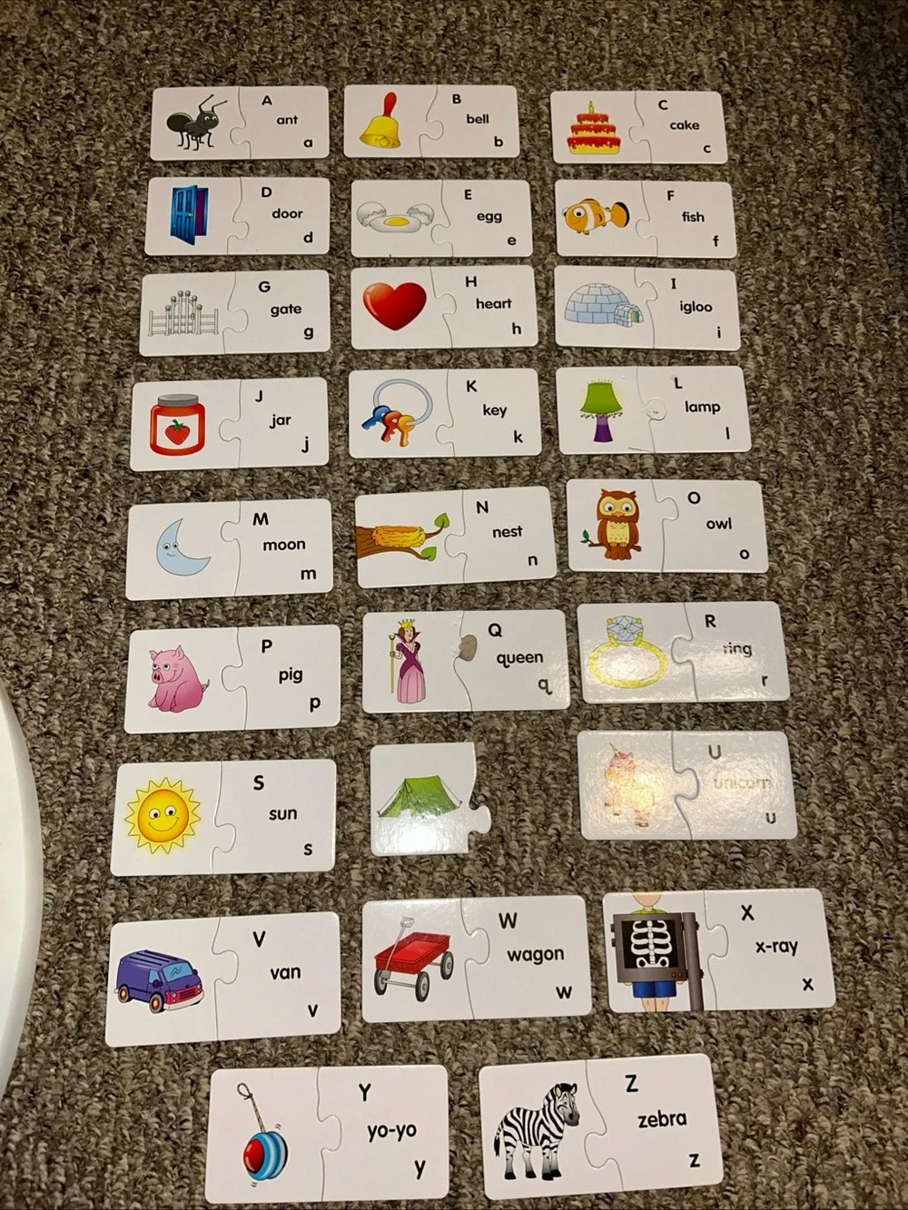 ABC’s 26 Self-Correcting Puzzle Sets, 2017, *Almost Complete*